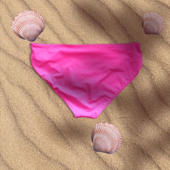 ILLUSIONS BIKINI BOTTOM  Fuschia/Pink SIZE  MEDIUM - Picture 2 of 2